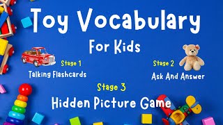 Toy Vocabulary | Ask And Answer | Hidden picture Game | 4K screenshot 2