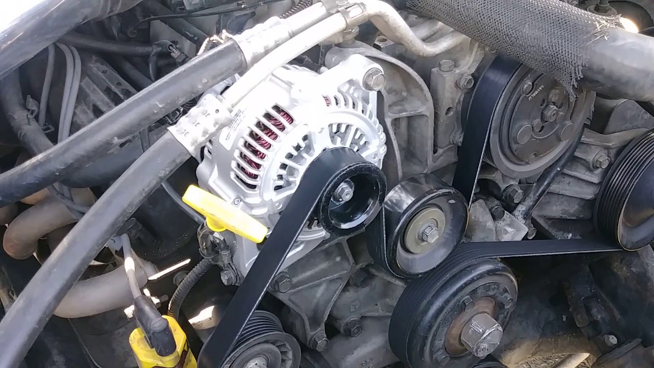 Electric Fan Conversion & Alternator 2nd Gen Ram - YouTube