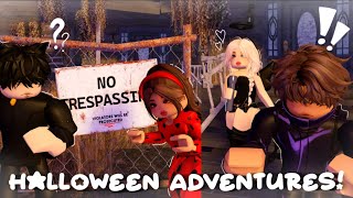 WE WENT TO A HAUNTED HOUSE!! 👻 *BERRY AVENUE ROLEPLAY*