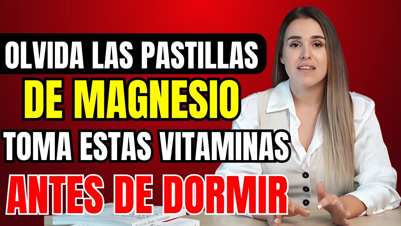 Olvida los suplementos de magnesio! Toma estas 2 vitaminas por la noche para reconstruir músculo