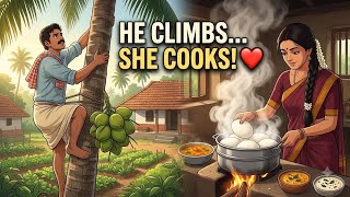 He Climbed Coconut Trees… She Made the Perfect Idly! ❤️🌴 | 1990s Kerala Village Life screenshot 4