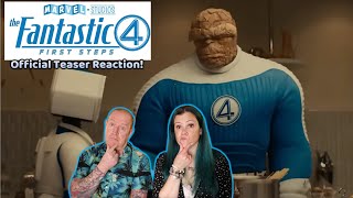 Fantastic Four: First Steps Official Teaser Reaction (Pedro Pascal, Vanessa Kirby, Joseph Quinn)