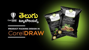 Food Packing Design in Corel DRAW | Corel DRAW Telugu Tutorials...
