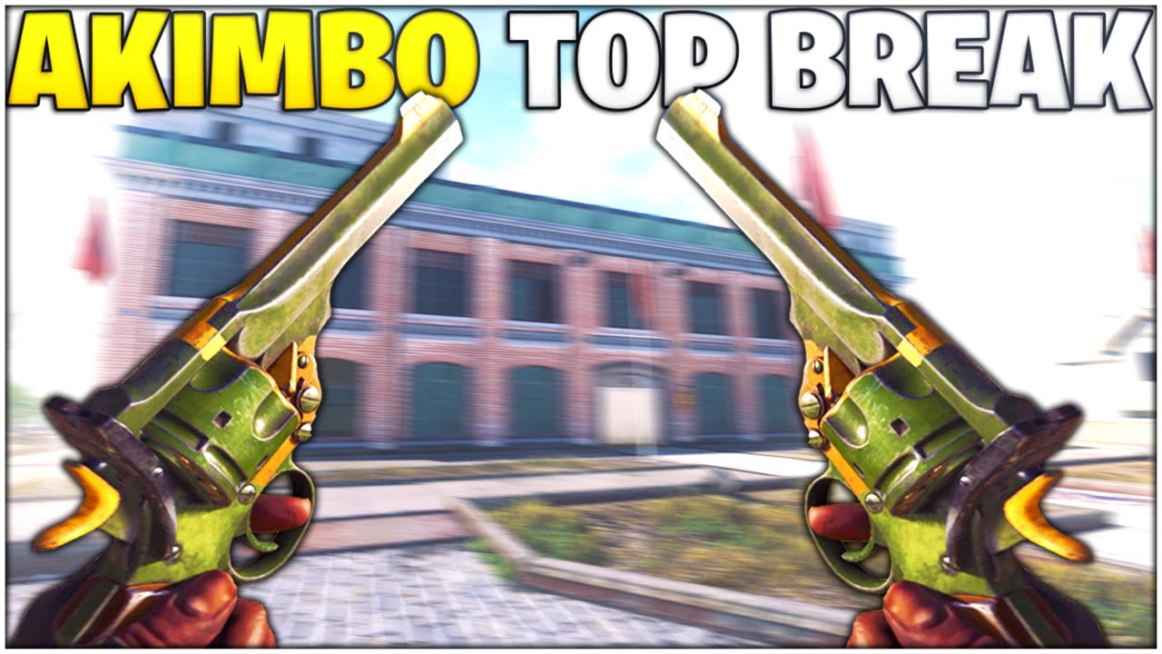 The AKIMBO Top Break Pistol On Alcatraz! - *Best Top Break Setup* (Rebirth Island - Warzone)