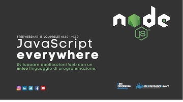 #1 webinar - Javascript everywhere.