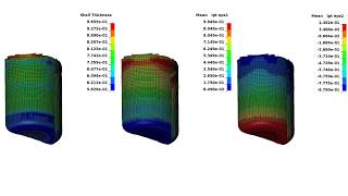 Ls-Dyna Deep Drawing - 4 Stage Sheet Metal Forming Of Anisotropic Dc04Ek Steel