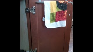 How To Organize Cheap UNDER SINK CABINET TOWEL BAR 4