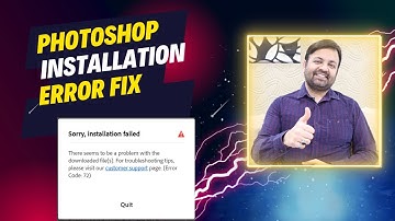 How to Fix Photoshop Installation Error 100% Solution With Proof | Adobe All Windows Problem Fix