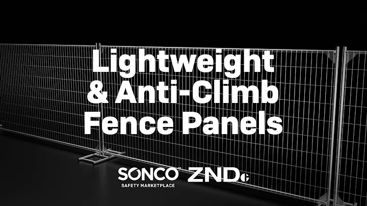 SONCO & ZND | Lightweight & Anti-Climb Fence Panels