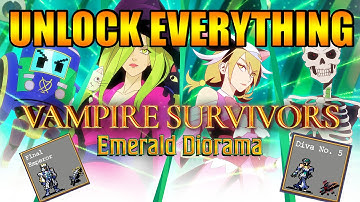 How To Unlock EVERYTHING in Vampire Survivors Emerald Diorama