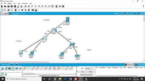 Servidor DHCP Packet tracer