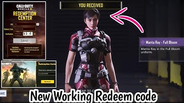 Call of duty mobile Redeem code 2022 | cod mobile Redeem code 2022 | Garena codm Redeem code 2022