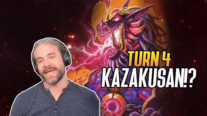 (Hearthstone) Turn 4 Kazakusan?!