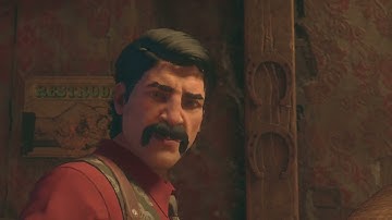 Saints Row - First F#@!ing Day: Boss Confronts Nahualli Cutscene and Saloon Chase C4 Throw Gameplay