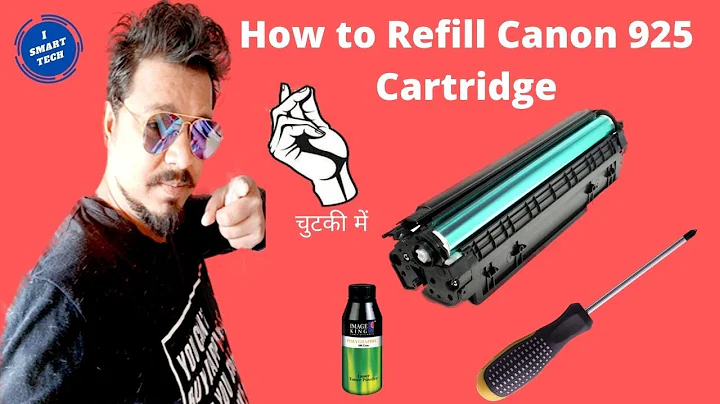 how to refill toner cartridge | how to refill canon 925 cartridge