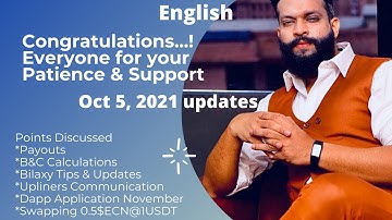 English Congratulations ECN Coin Holders | ECN with 200% Benefits by Oct End | Oct 5 Update E-Oracle