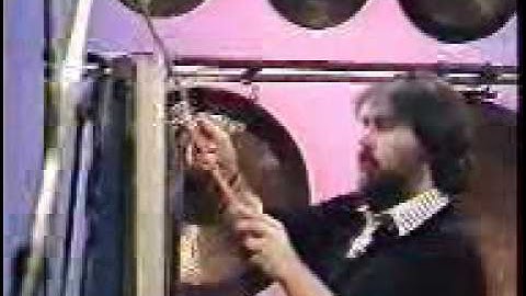 Vangelis plays percussion