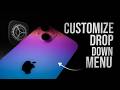 How to Customize iPhone Dropdown Menu (tutorial)