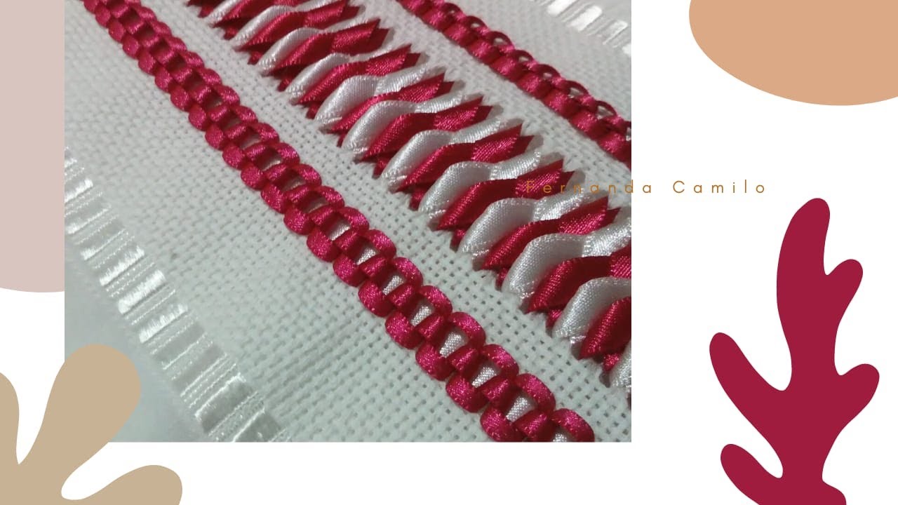 LINDO TRANÇADO DE FITAS DE CETIM com FERNANDA Camilo