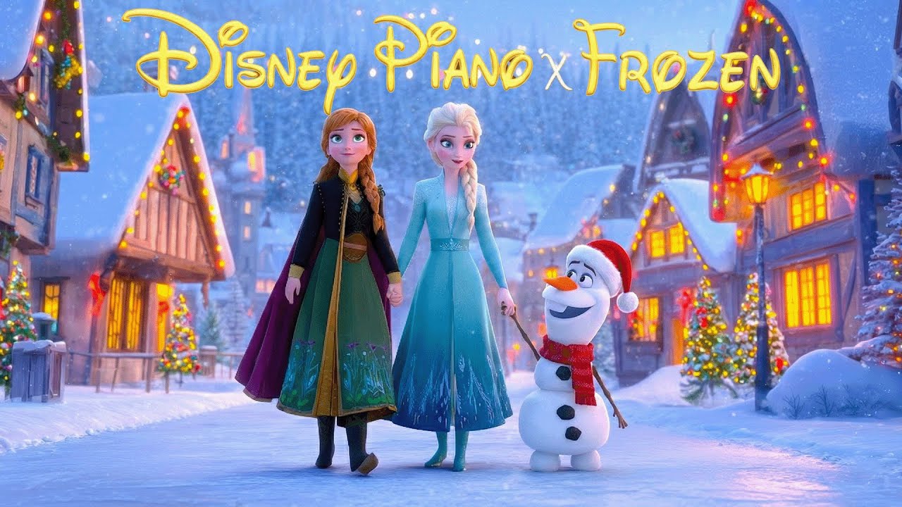 Музыка Disney на фортепиано снежным утром ❄️ Легкая рождественская музыка для работы и отдыха