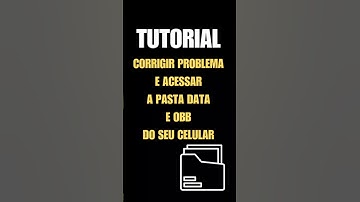 Como acessar a pasta data e obb do seu celular( PROBLEMA RESOLVIDO) #shorts #resolvido #acessodata