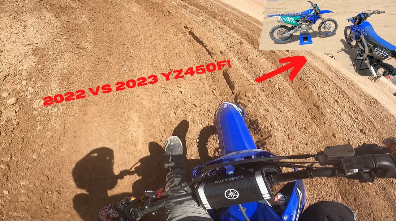 2022 vs 2023 YZ450F