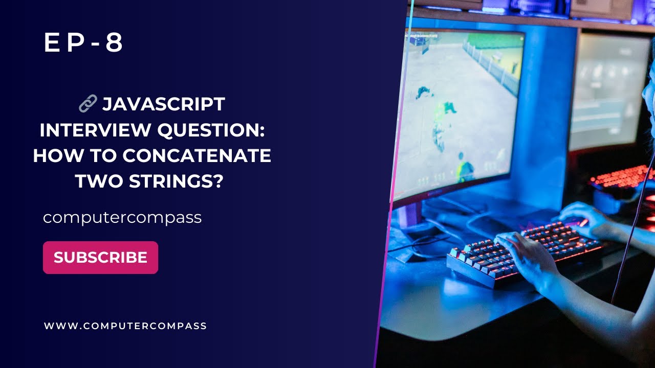 🔗 JavaScript Interview Question: How to Concatenate Two Strings? - YouTube