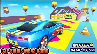 Permainan Mobil Offline Android Terbaru - Car Stunts Mega Ramp - Android Games screenshot 1