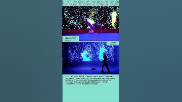 Realtime performance by Kuflex where dance artists interact with each other remotely.