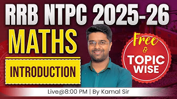 RRB NTPC New Vacancy 2025 | RRB NTPC Maths Classes | RRB NTPC Maths Classes Topic Wise By Kamal Sir