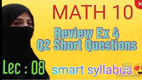 Review Exercise 4 || Q2 Short Questions || Math Class 10 || Partial Fractions || Ocean of Knowledge