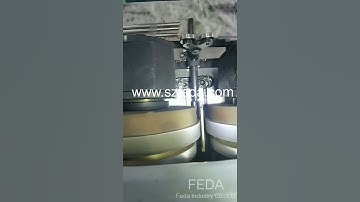 FD-12T thread rolling machine used for making straight knurling on rods.#threadrollingmachine