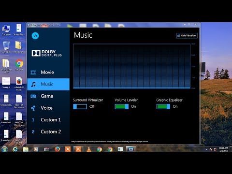 How To Install Dolby Digital Audio On Windows 10,8,8.1,7,On Any Pc/laptop