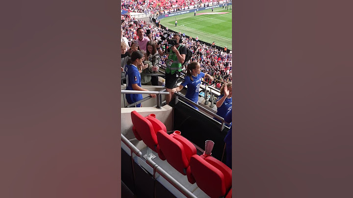 At the Women's FA Cup Final