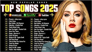 Dua Lipa, Bruno Mars, Adele, Ed Sheeran, Maroon 5, Rihanna, The Weeknd 💎 Billboard Top 50 This Week