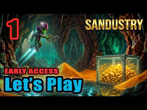 Starbound x Autoforge. Digging Factory Automation Open World Exploration - Sandustry - Full Gameplay