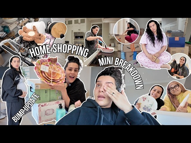 Mini Break Down, A Bump Update, Home Decor Shopping & Organizing The New House