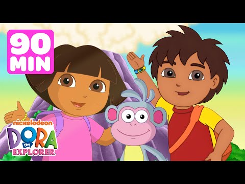 Dora The Explorer Diego Primos Team Up 6 90 Minutes Dora Friends