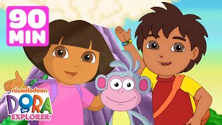 dora explorer diego primos team up 6 90 minutes dora friends