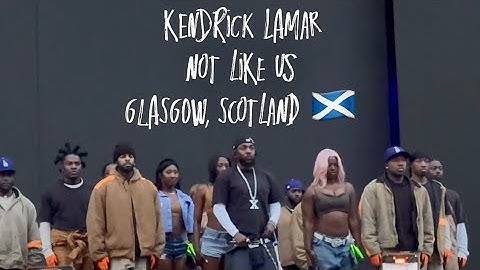 Kendrick Lamar - Not like us live @ Hampden Park in Glasgow, Scotland 🏴󠁧󠁢󠁳󠁣󠁴󠁿 2025