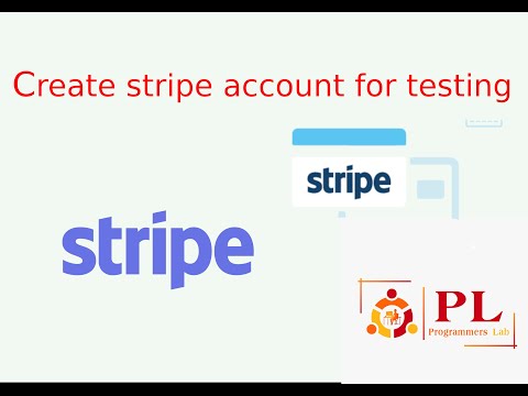 Create stripe account for testing