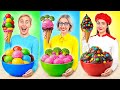 自分 VS おばあちゃんの料理チャレンジ | 素晴らしい料理のレシピ Multi DO Challenge