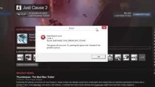 How to fix Just Cause 2 Fatal DirectX error Code: 3