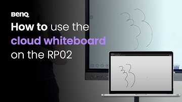How to use the cloud whiteboard on the RP02 | BenQ