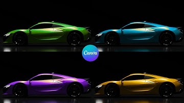 How to change car colour in canva tutorial by DLC Ventures India