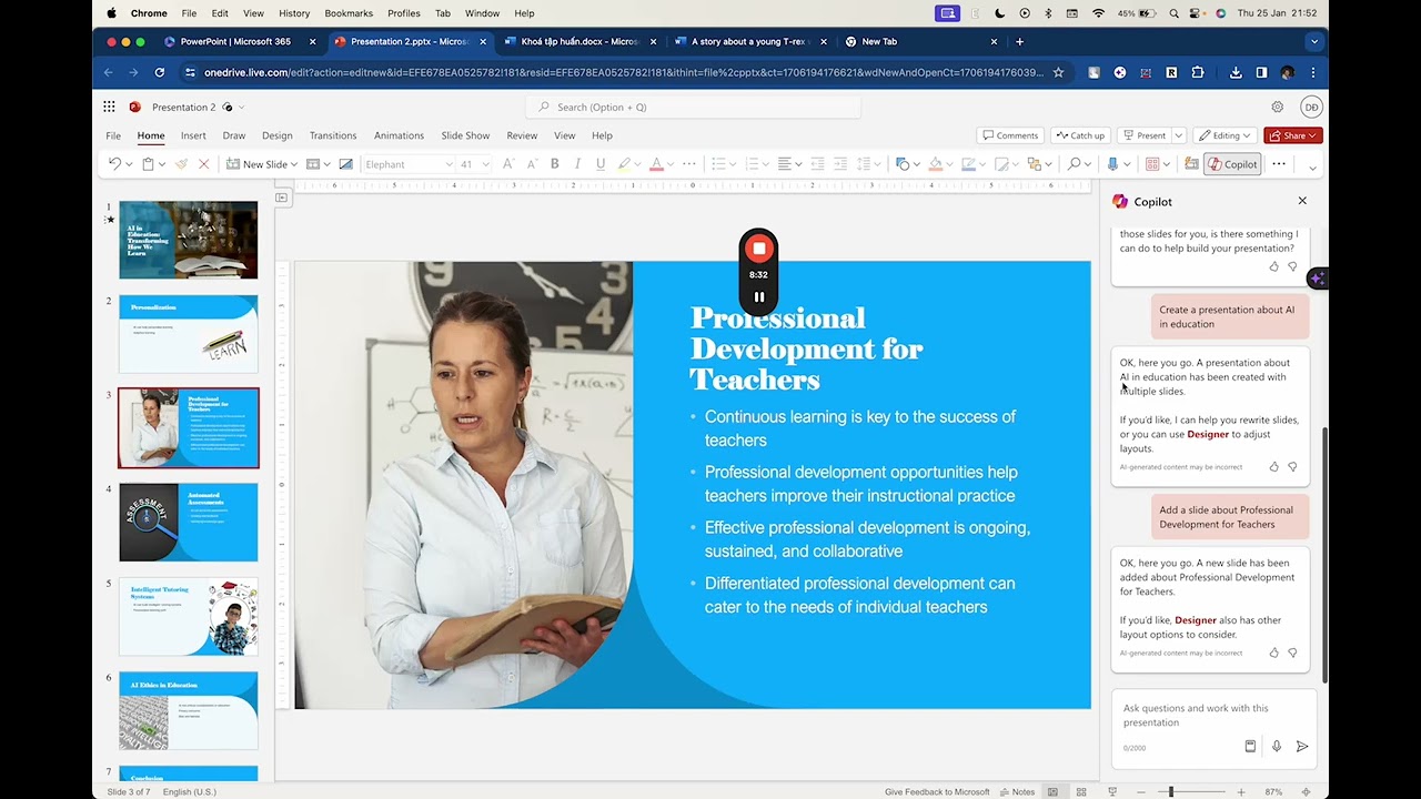 Outline Video AI CoPilot Pro tích hợp trong Office 365 có gì hay?