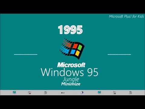 Windows 95 Microsoft Plus For Kids Jungle Minimize