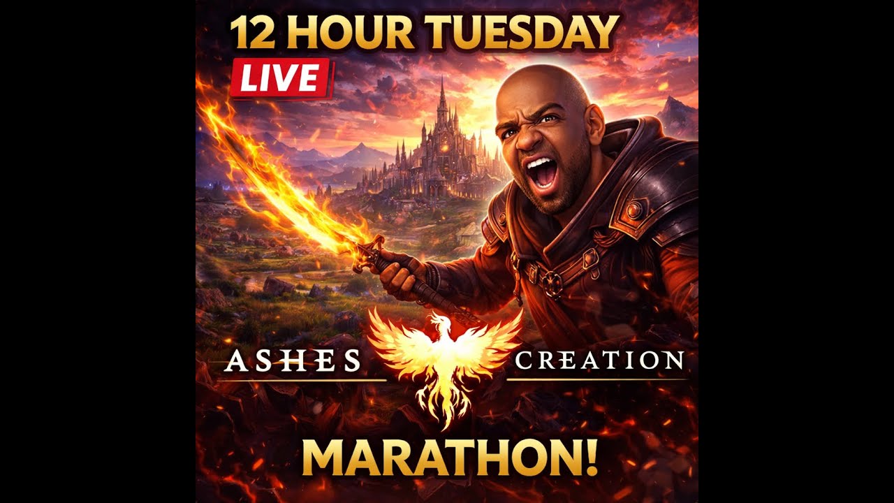 LIVE 12-Hour Ashes of Creation Grind!