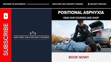 Positional Asphyxia ¦AVOID FORCEFUL RESTRAINTS¦