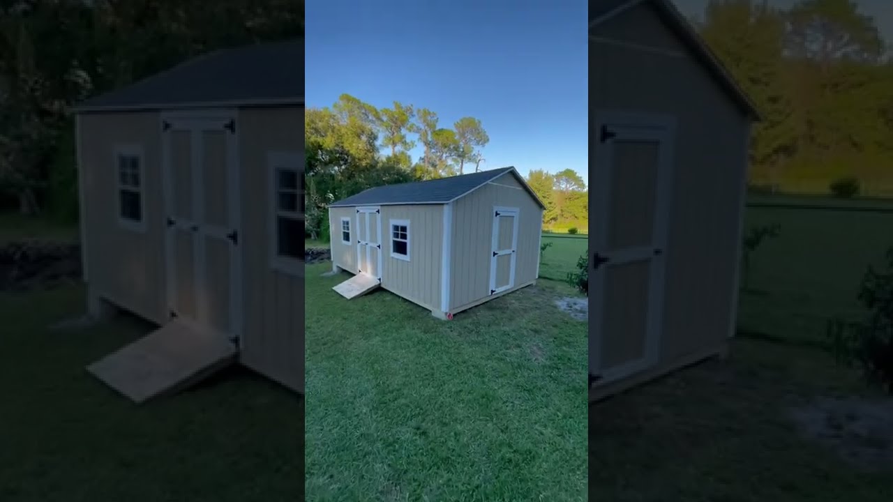 You Won T Believe This 12x20 Shed Was Built Right In Their Backyard 